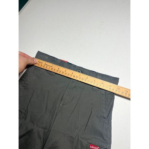 NWT Levi's Cargo Shorts Youth Boys Gray Flex Adjustable Waistband Size 6 - Picture 2 of 5